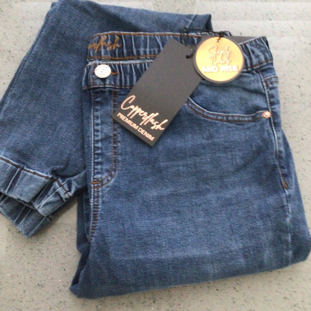 COPPERFLASH  Medium Mid Rise Skinny Jogger Jeans Size 14